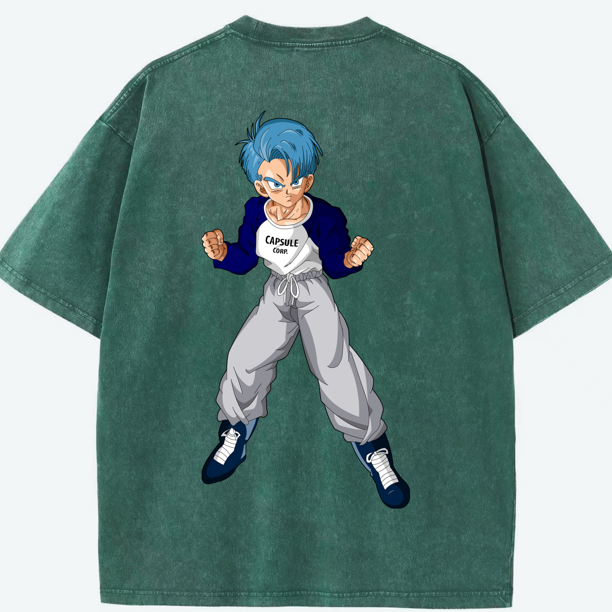 （画像用） ドラゴンボール DRAGON BALL 綿100% ヴィンテージ風 半袖Tシャツ（背面プリント）